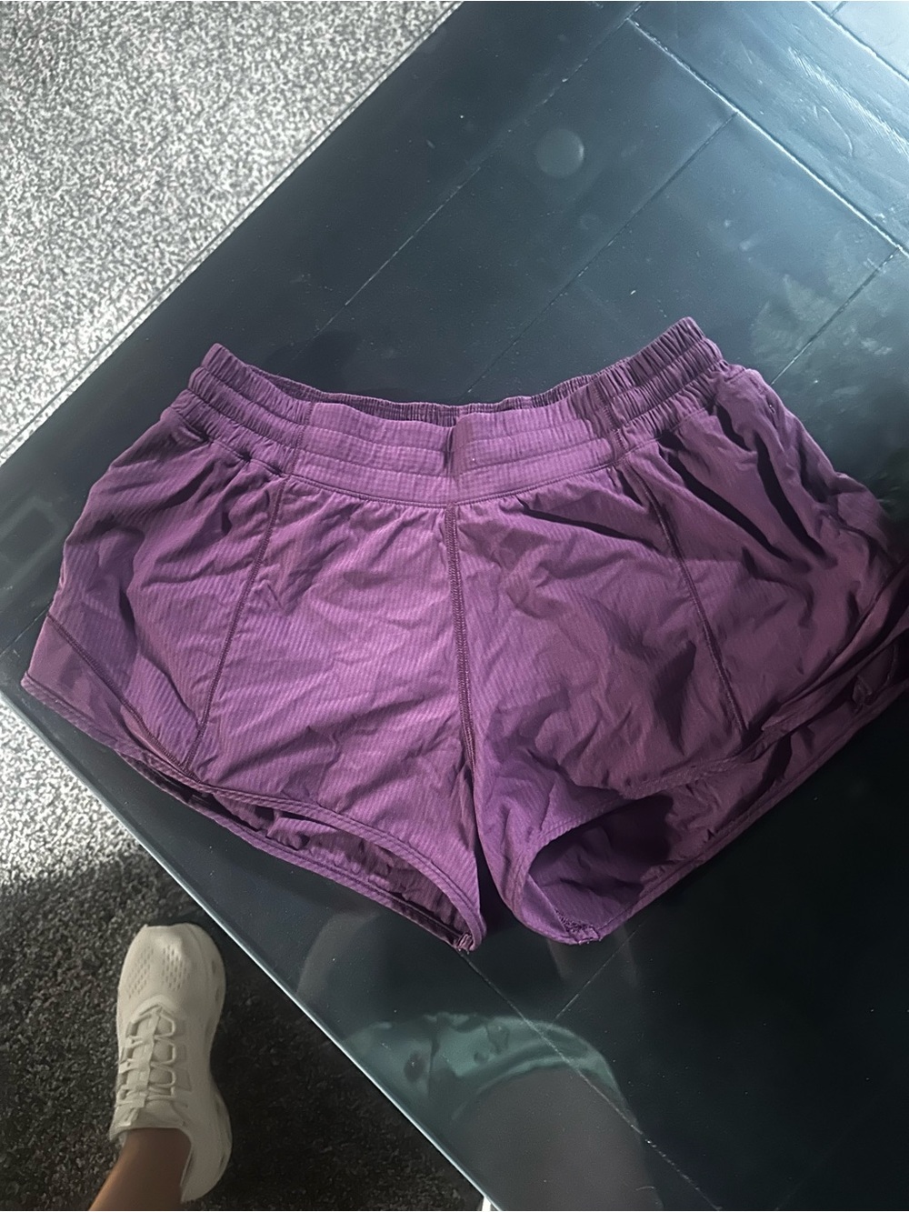 lululemon athletica Women's Running Shorts - Plum hottie hot. 2.5”